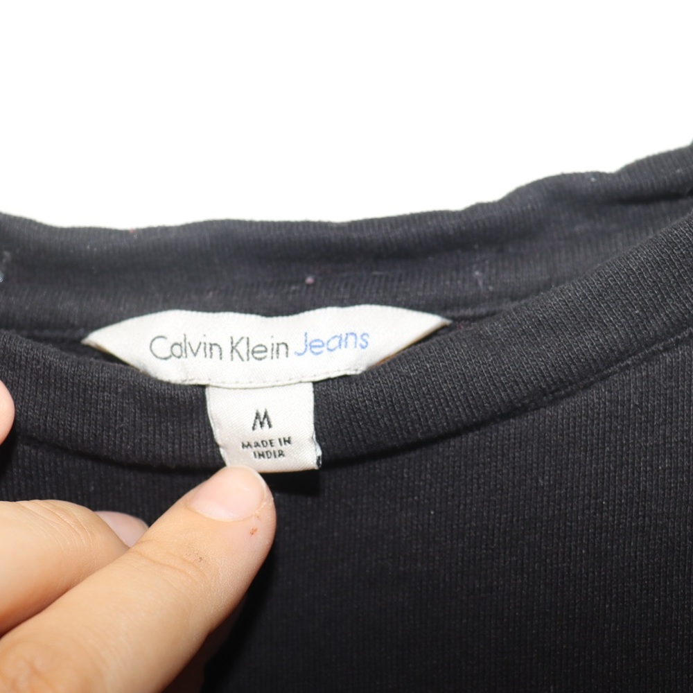 CALVIN KLIEN JEANS Crew Wide Neck Pullover - Picture 6 of 6